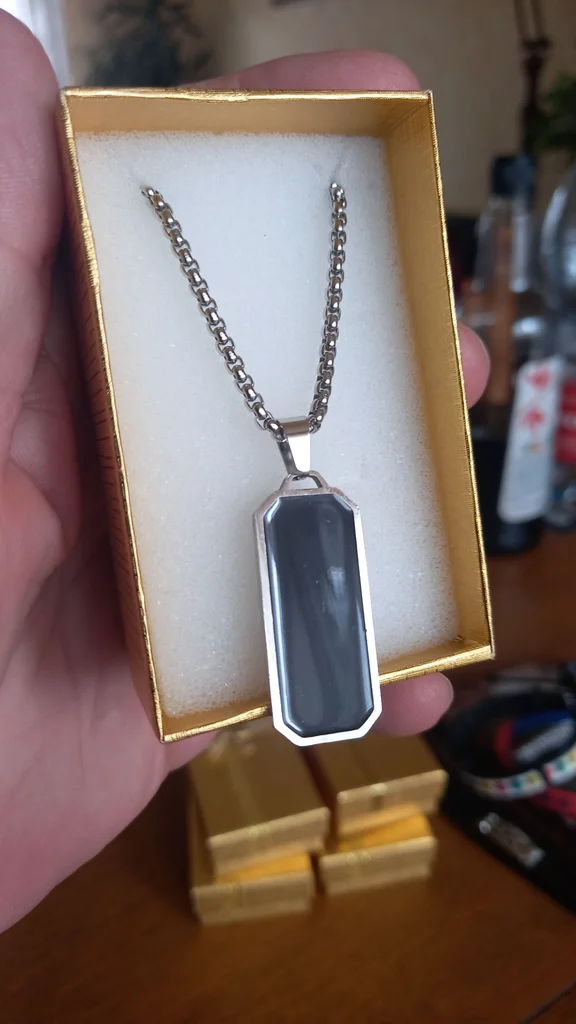 Collier mixte en acier inoxydable mixte
